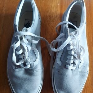Vans Silver Lace-Up Sneakers